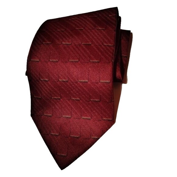 Stafford Executive Burgundy Silk Tie Necktie USA 4 X 59 - Picture 1 of 4